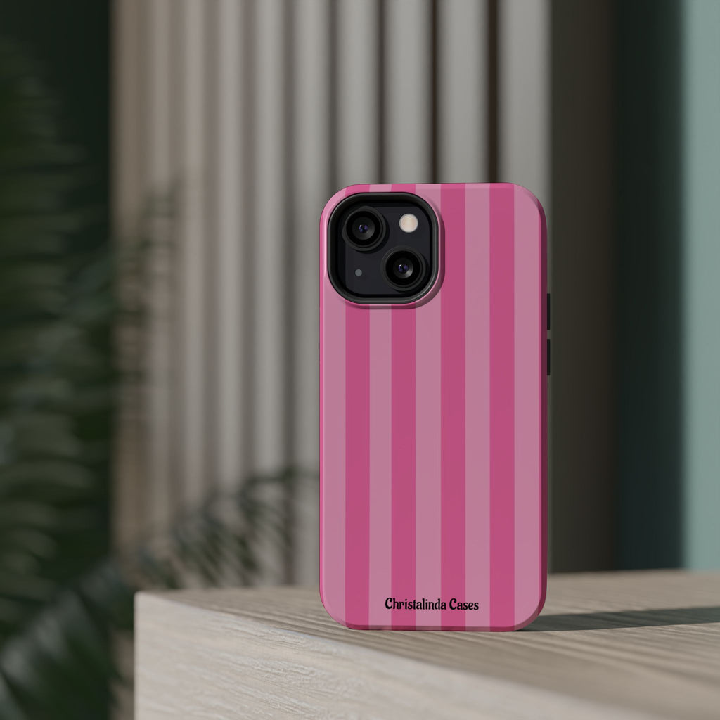 Pretty In Stripes Impact-Resistant MagSafe Phone Case