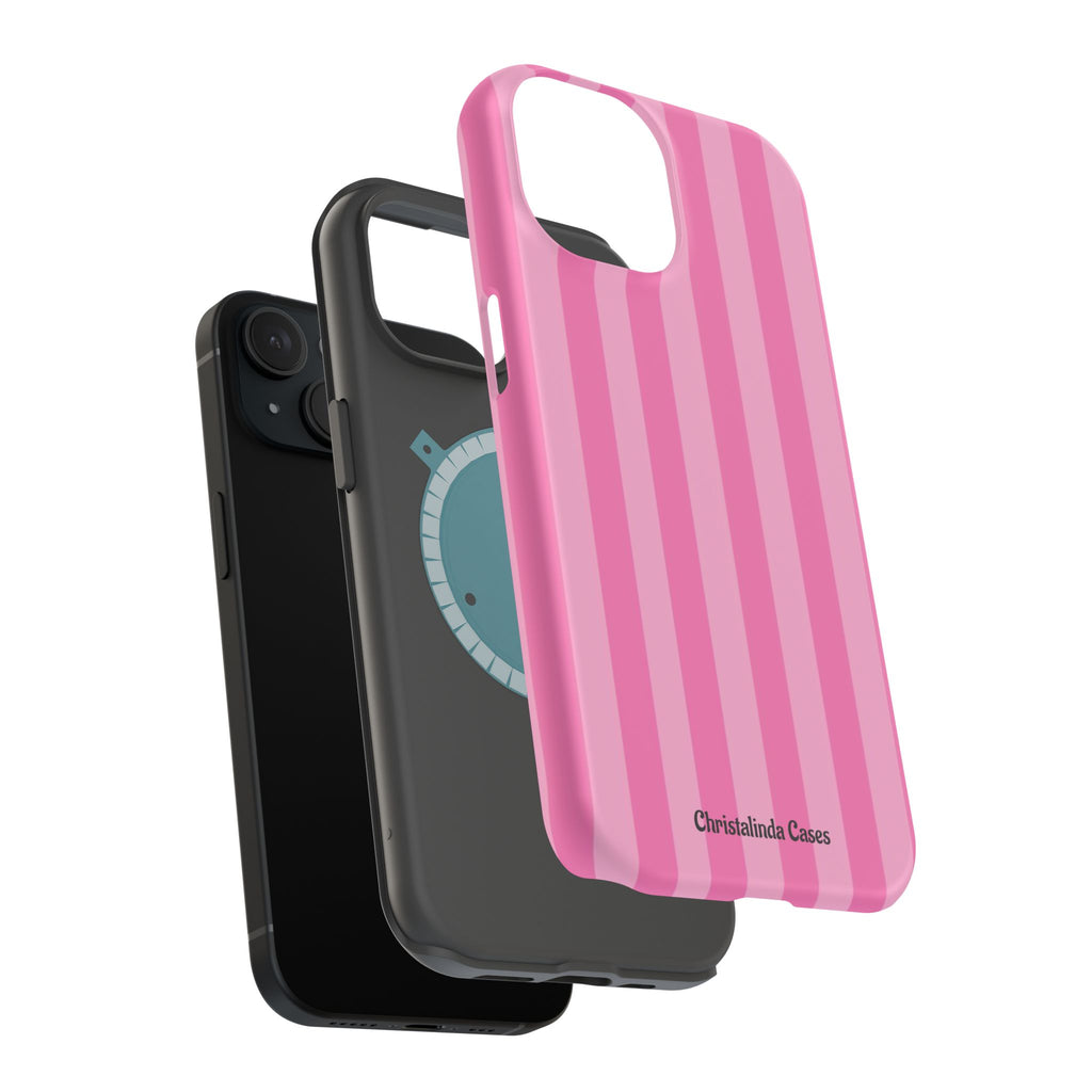 Pretty In Stripes Impact-Resistant MagSafe Phone Case