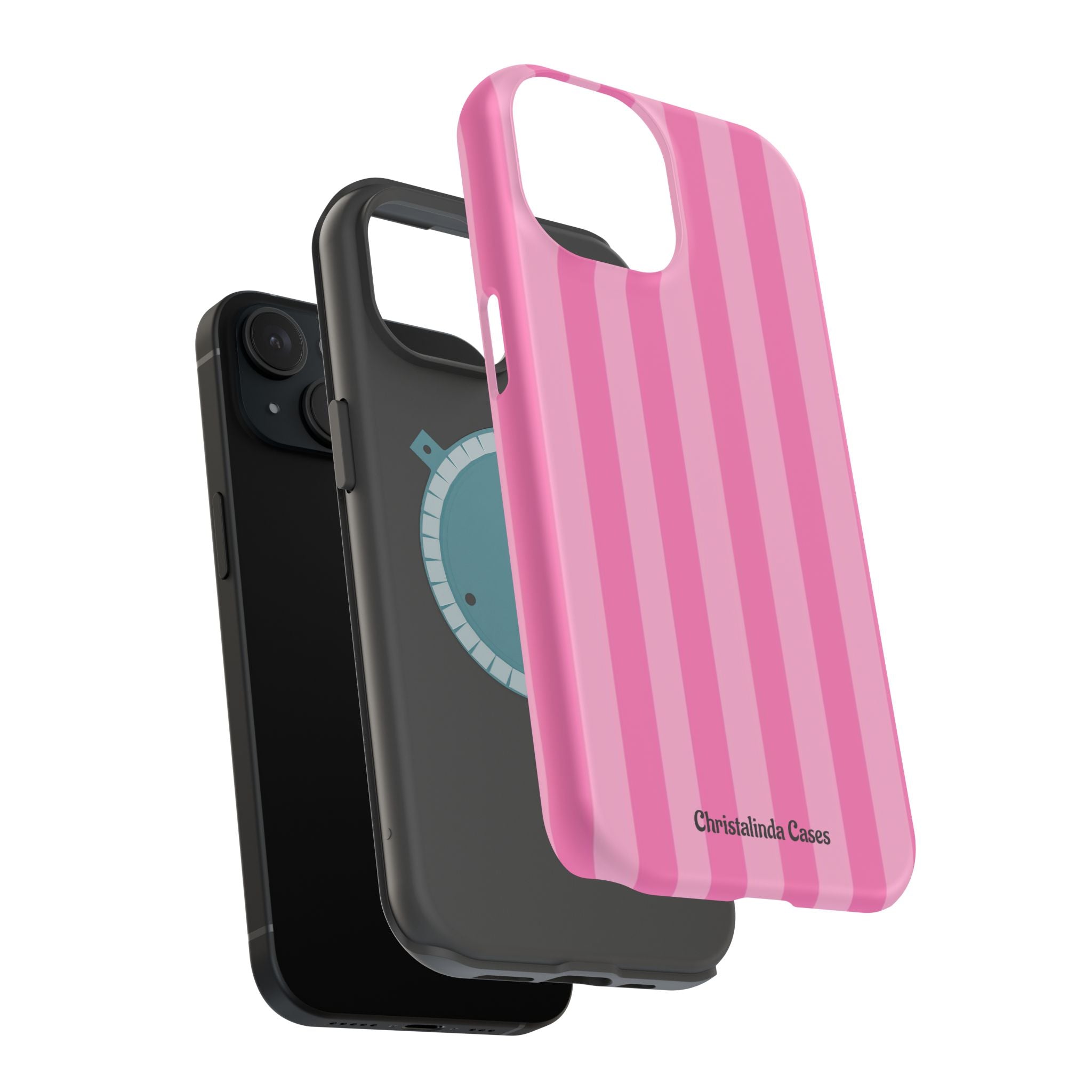 Pretty In Stripes Impact-Resistant MagSafe Phone Case