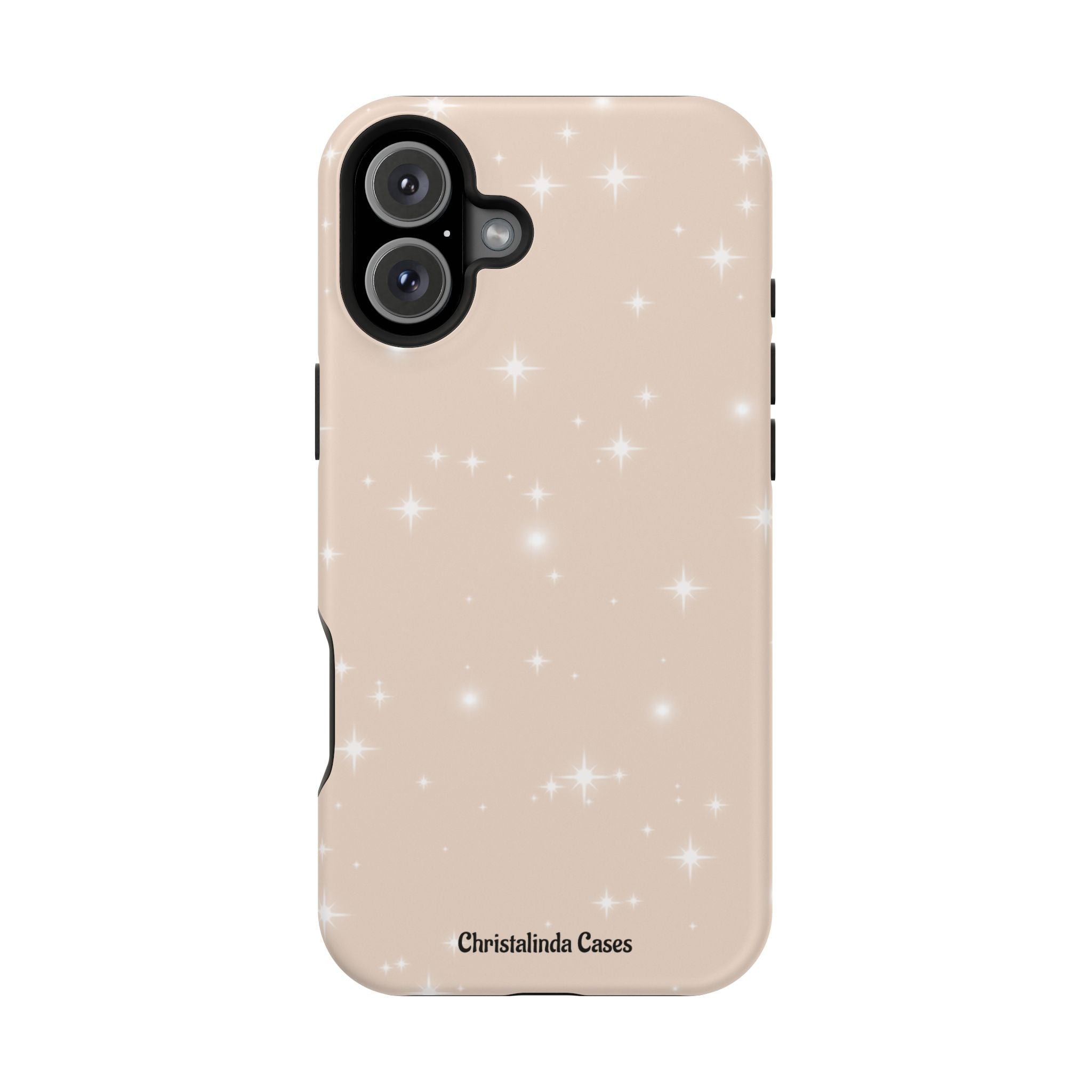 Sparkling Beige Impact-Resistant MagSafe Phone Case