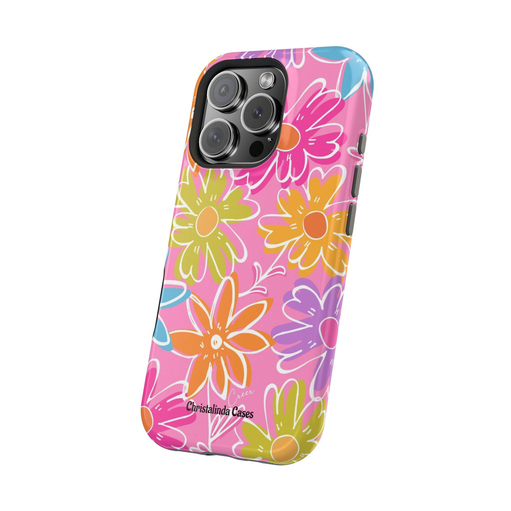 Flower Fiesta Impact-Resistant MagSafePhone Case