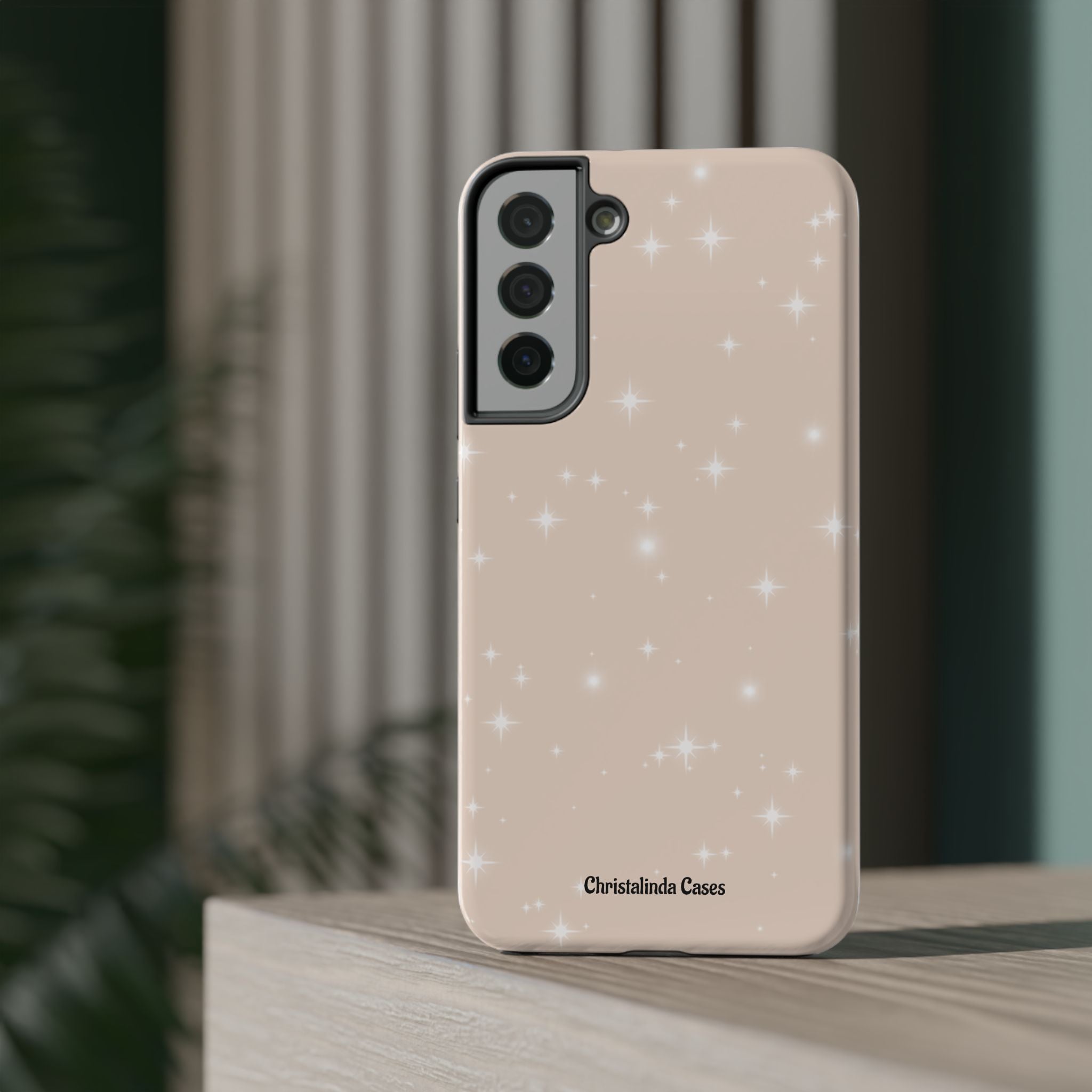 Sparkling Beige Impact-Resistant MagSafe Phone Case