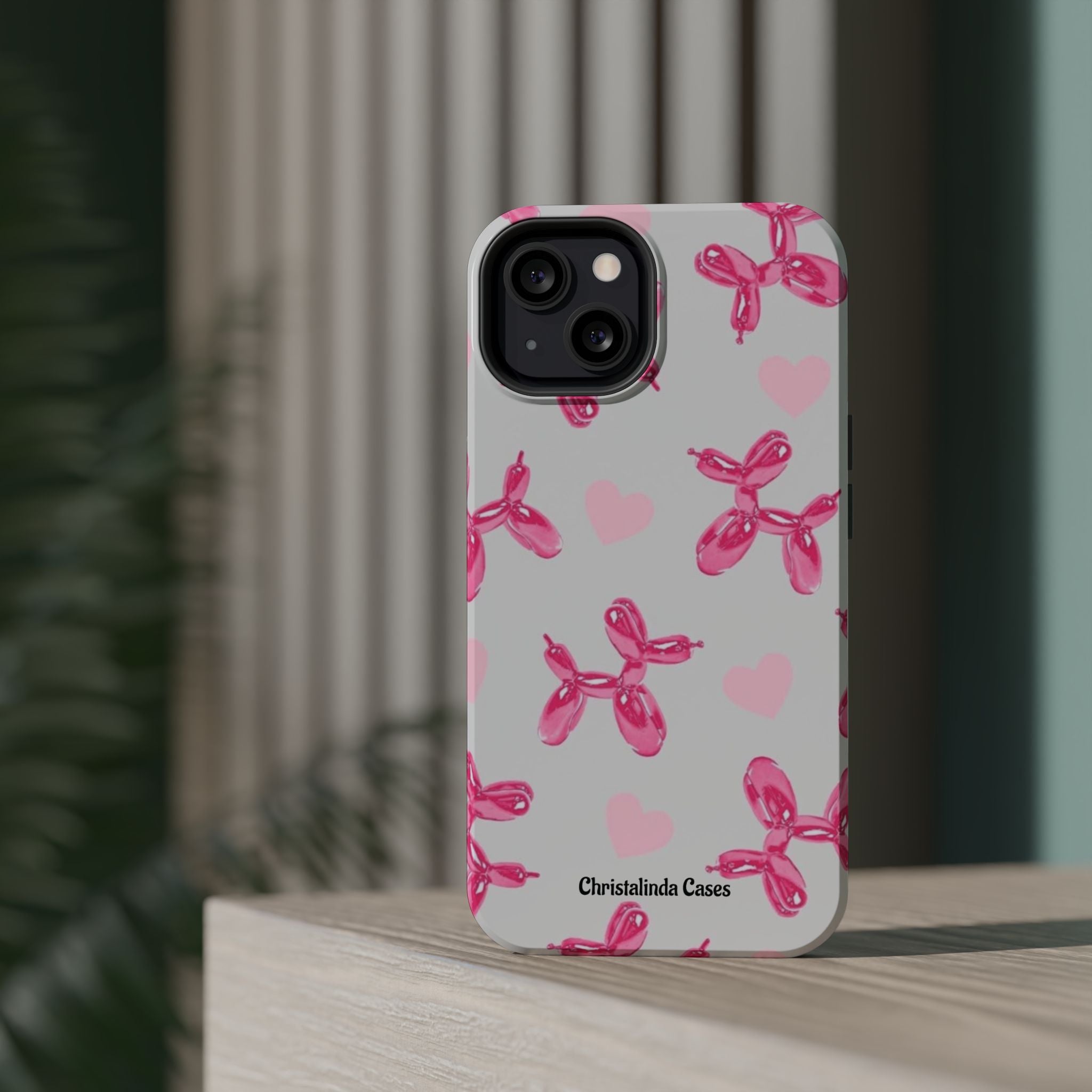 Balloon Charm Impact-Resistant MagSafe phone case