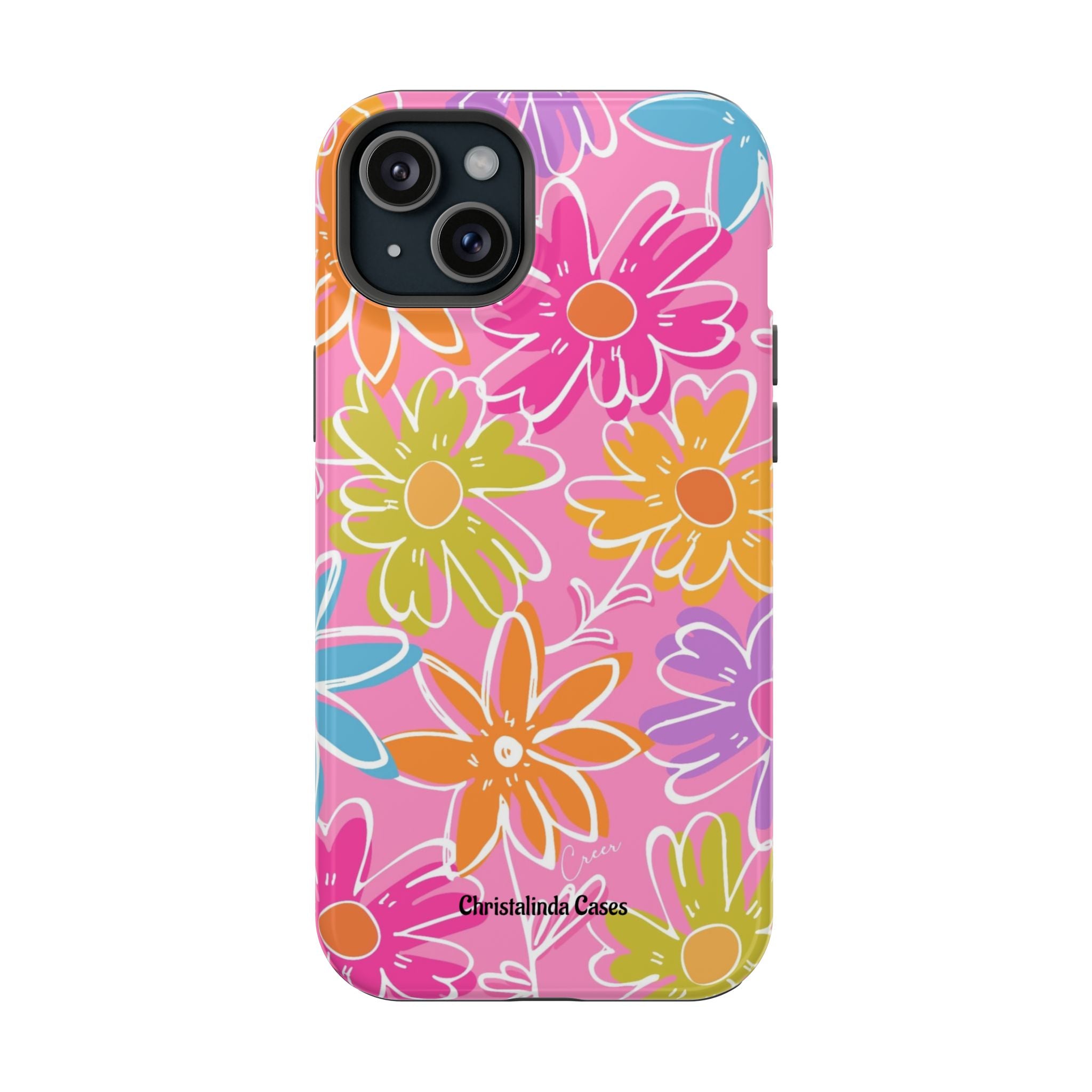 Flower Fiesta Impact-Resistant MagSafePhone Case