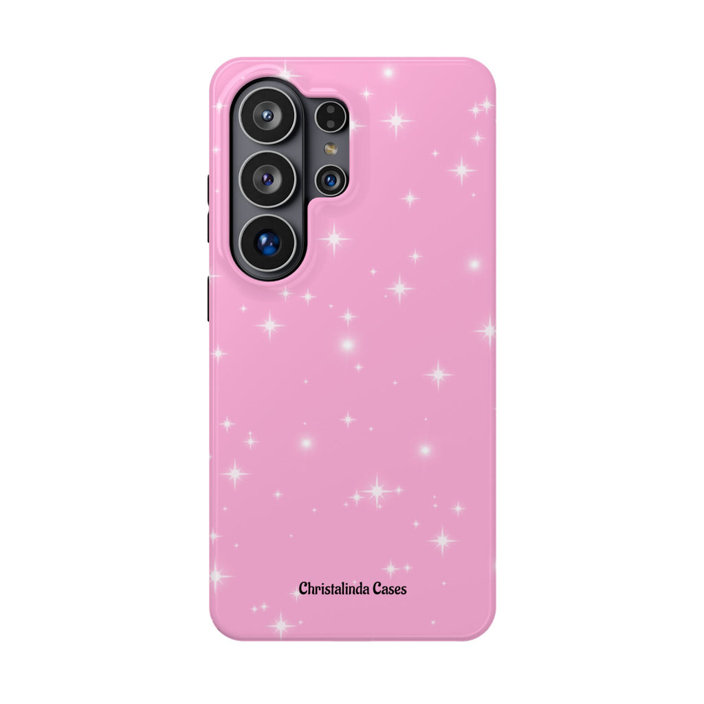 Sparkling Pink Impact-Resistant MagSafe Phone Case