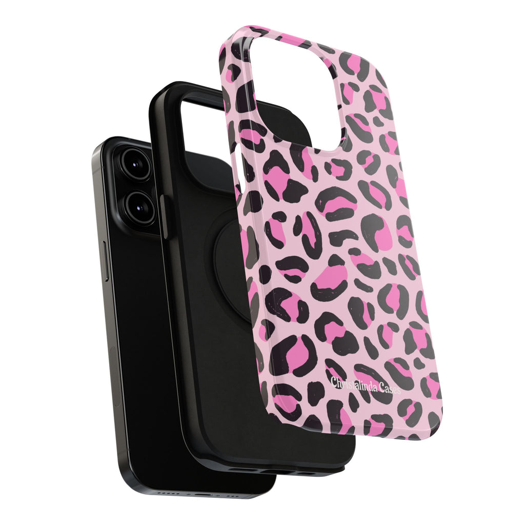 Pink Safari Impact-Resistant MagSafe Phone Case