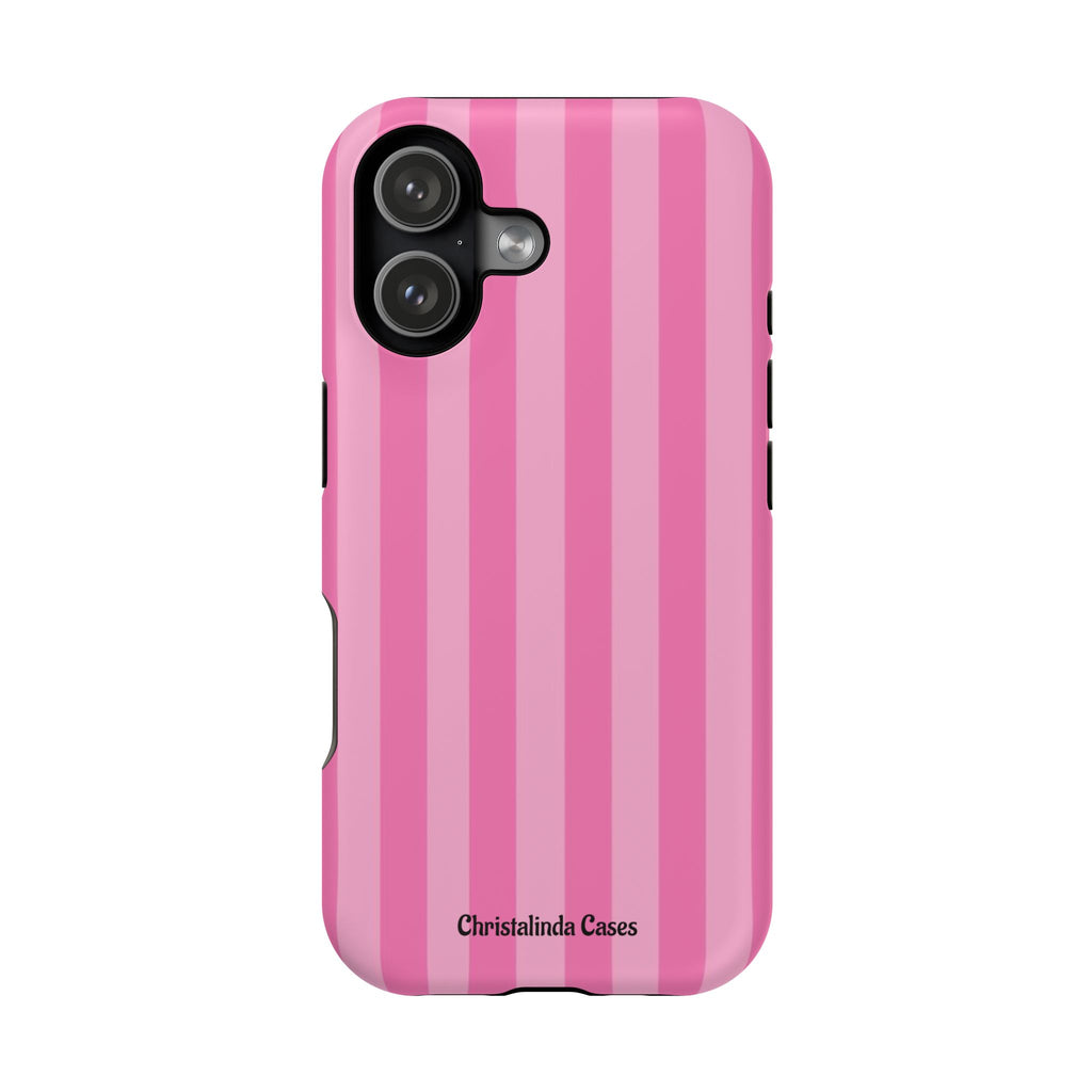 Pretty In Stripes Impact-Resistant MagSafe Phone Case