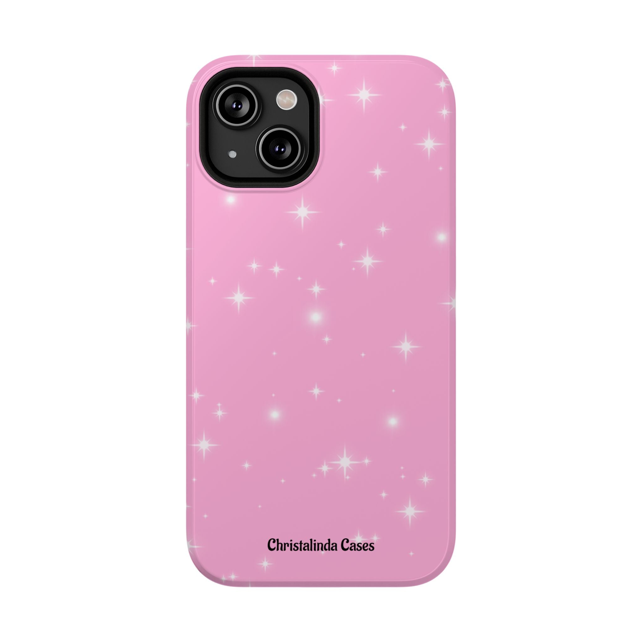 Sparkling Pink Impact-Resistant MagSafe Phone Case