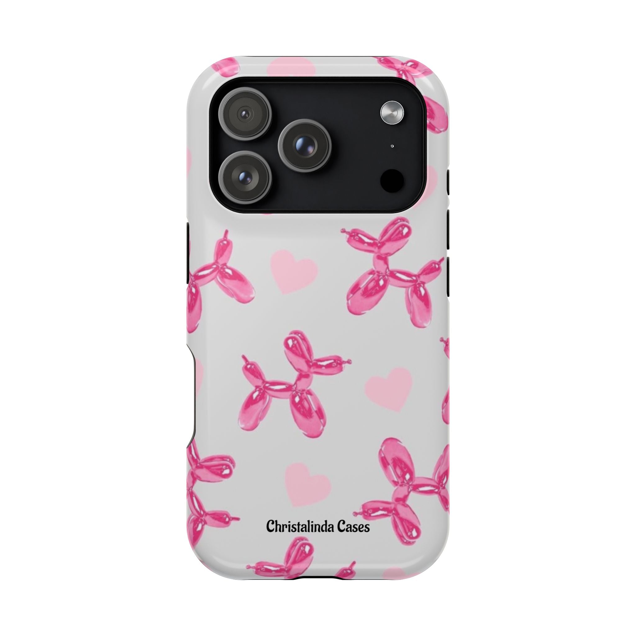 Balloon Charm Impact-Resistant MagSafe phone case