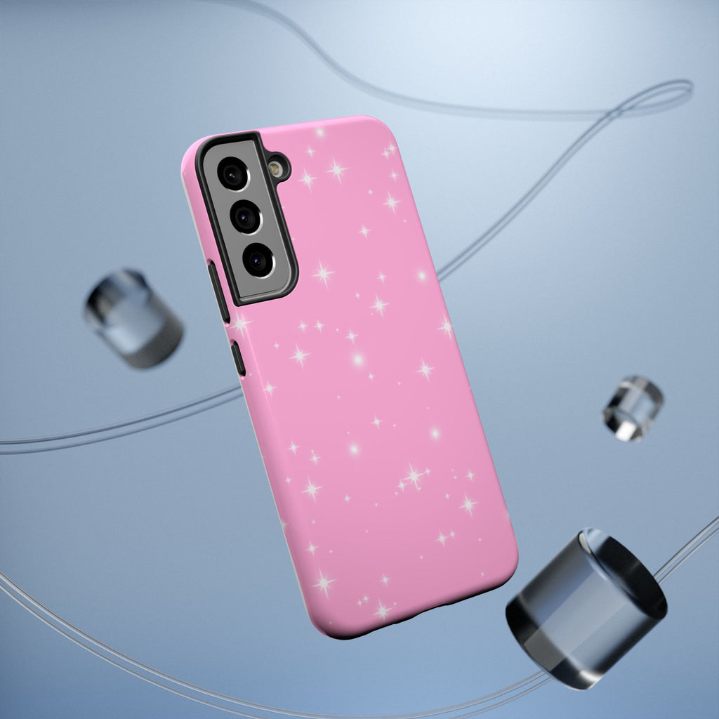 Sparkling Pink Impact-Resistant MagSafe Phone Case