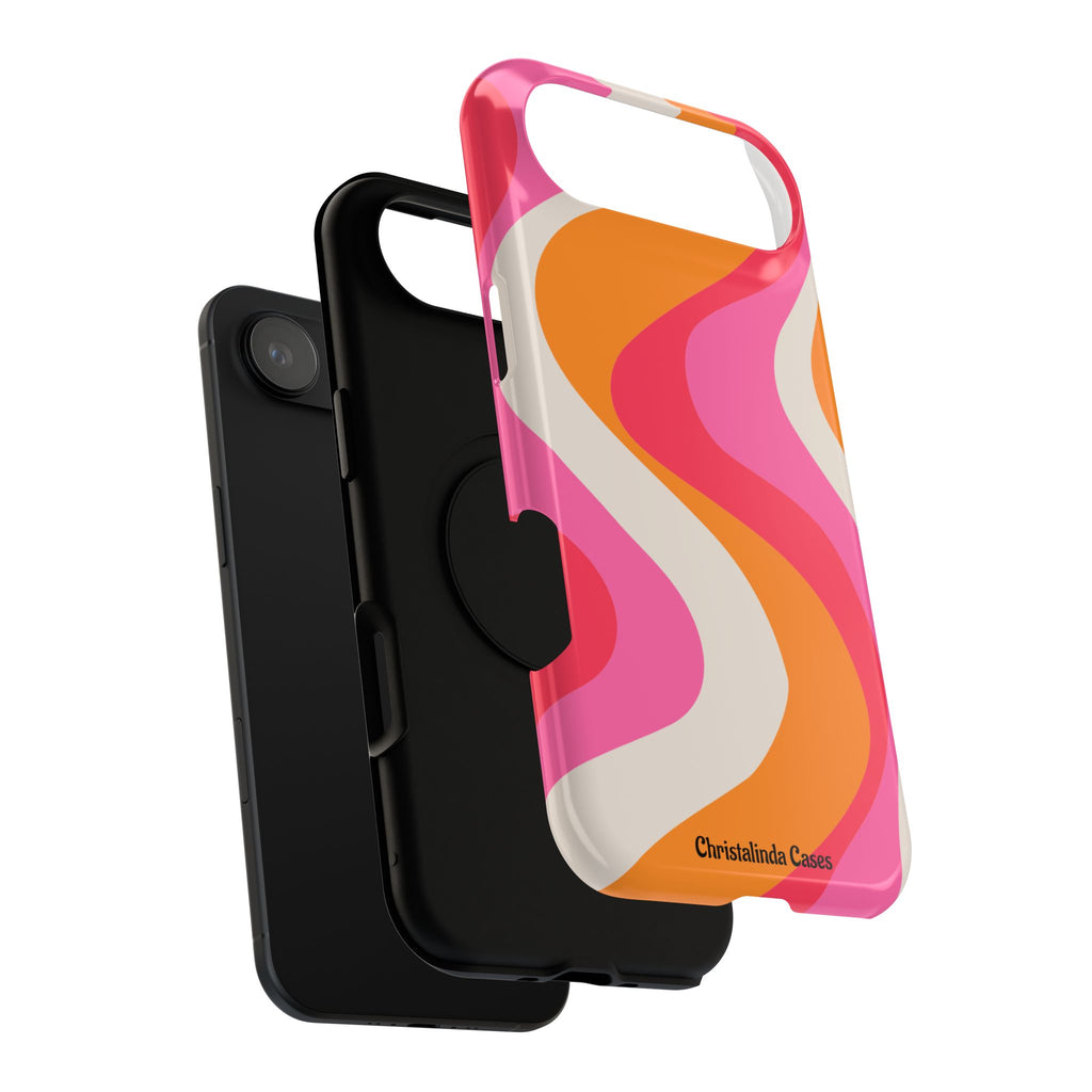 Sunset Sorbet Impact-Resistant MagSafe Phone Case