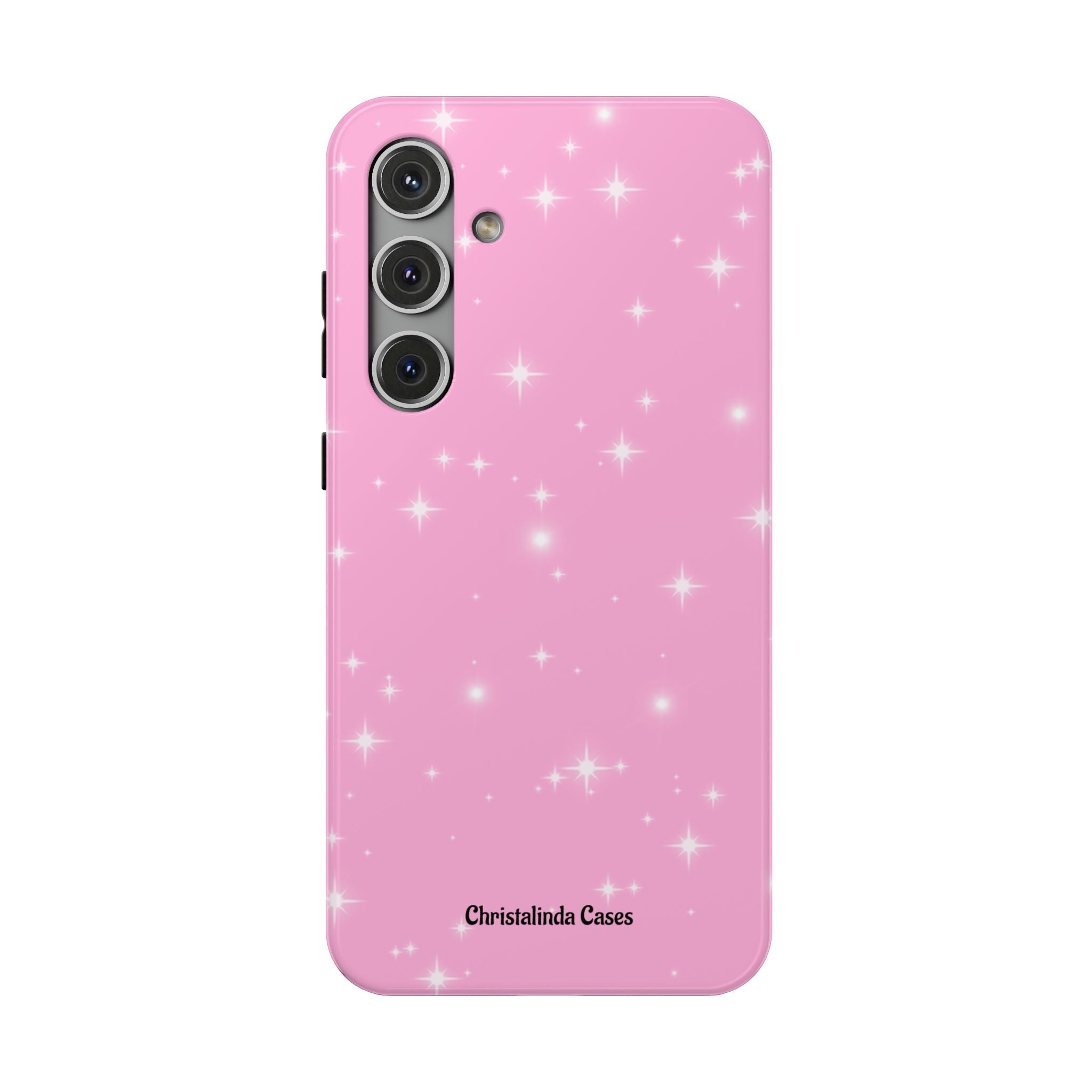 Sparkling Pink Impact-Resistant MagSafe Phone Case