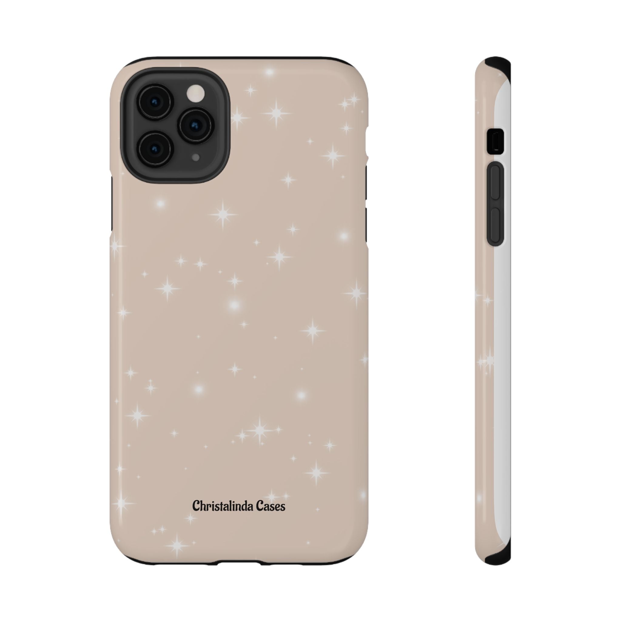 Sparkling Beige Impact-Resistant MagSafe Phone Case