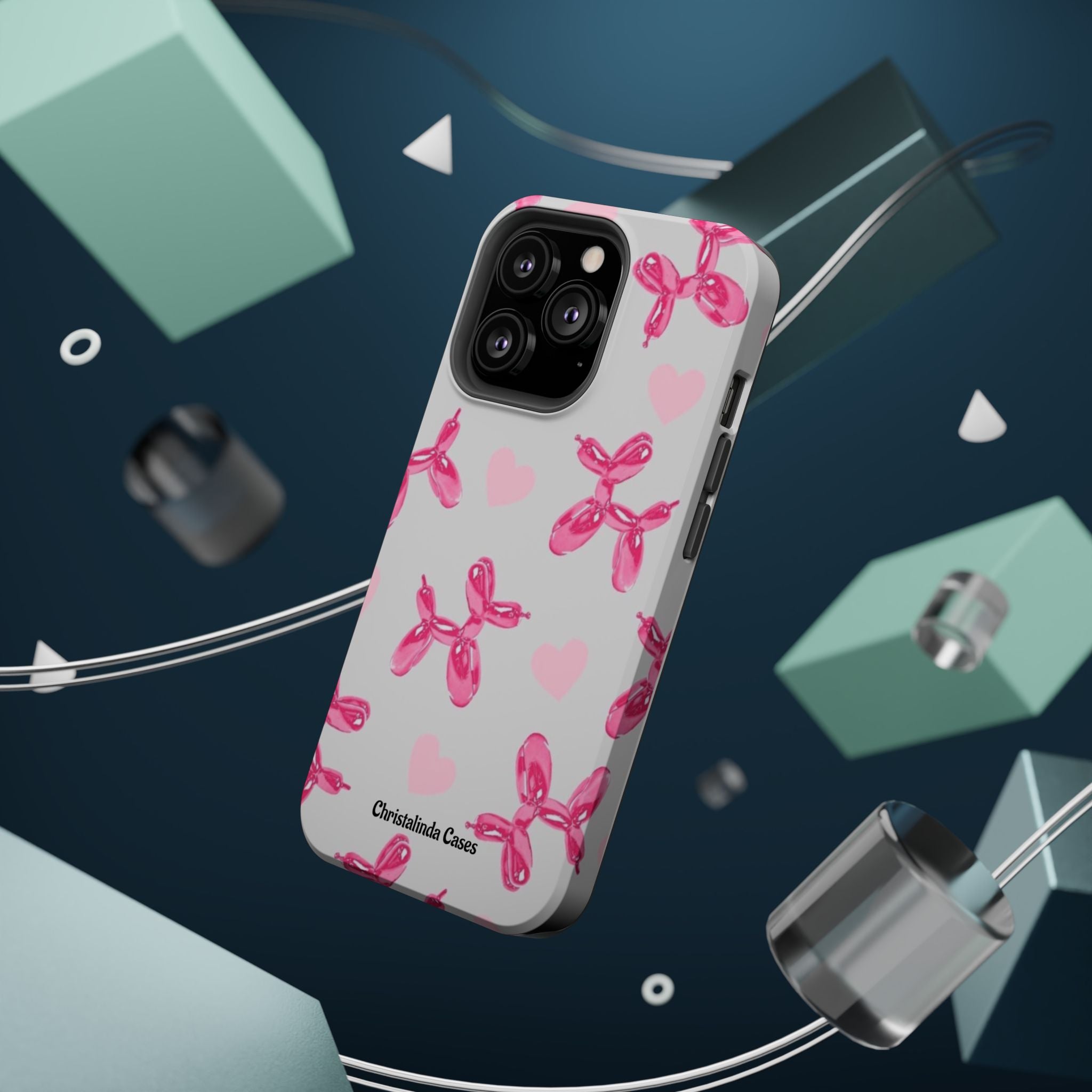 Balloon Charm Impact-Resistant MagSafe phone case