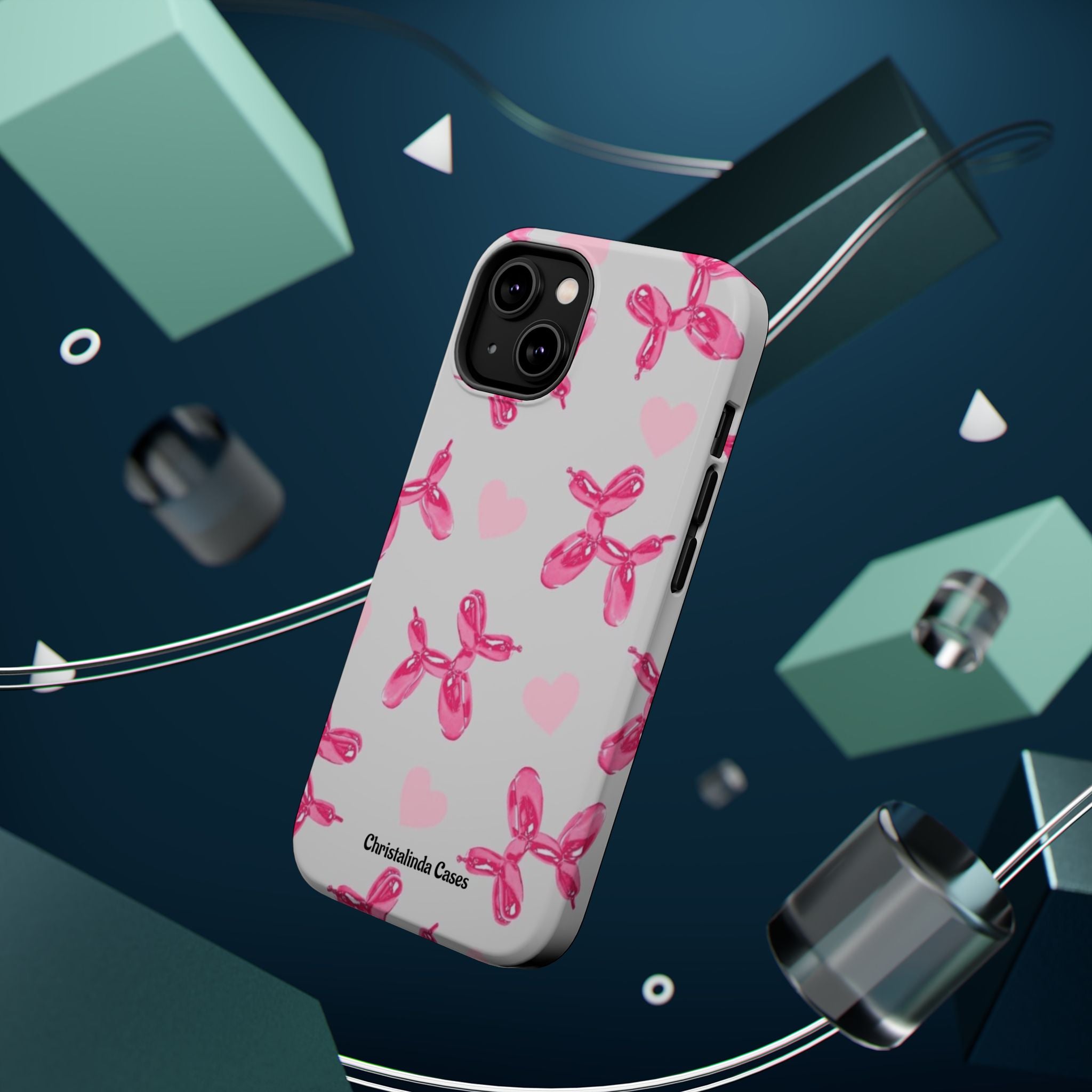 Balloon Charm Impact-Resistant MagSafe phone case
