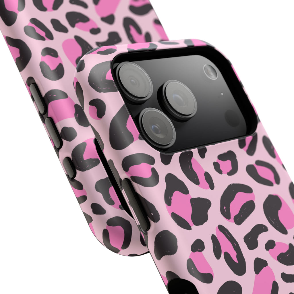 Pink Safari Impact-Resistant MagSafe Phone Case