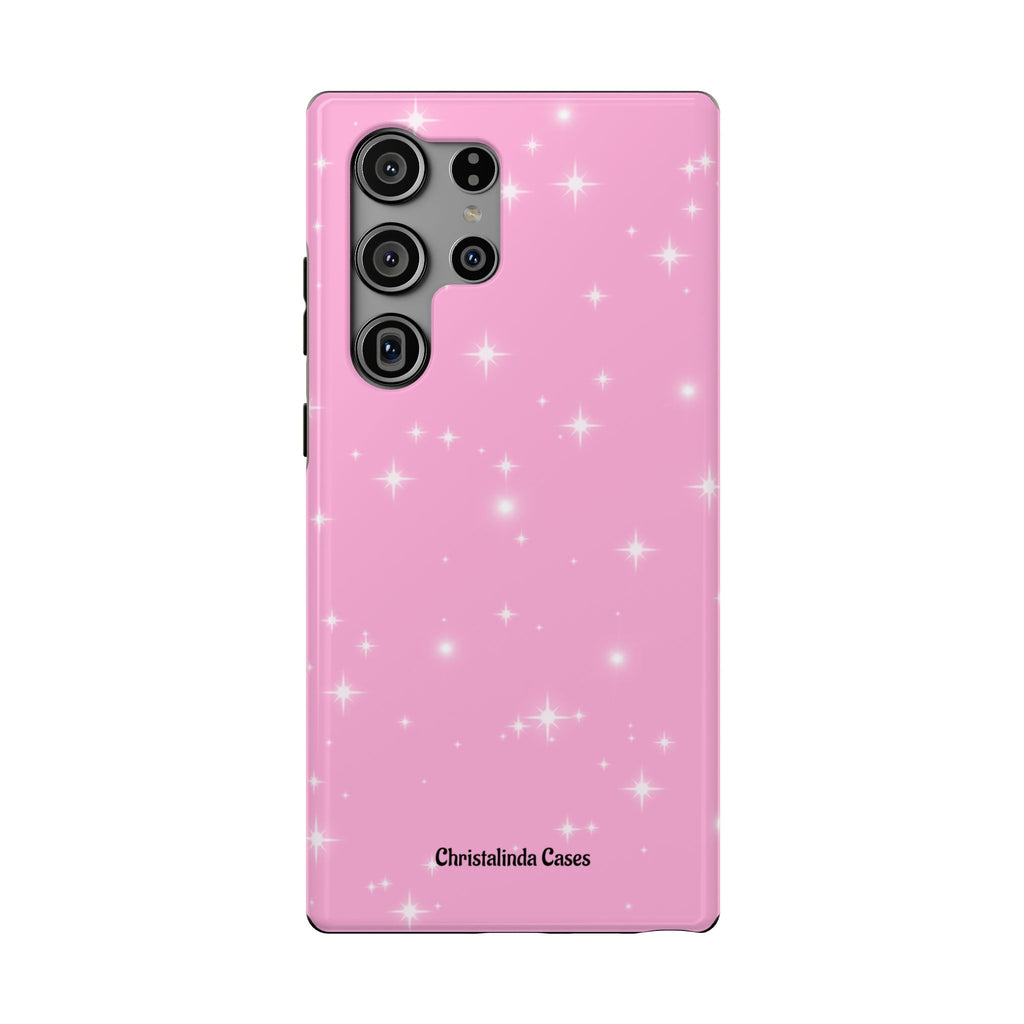 Sparkling Pink Impact-Resistant MagSafe Phone Case