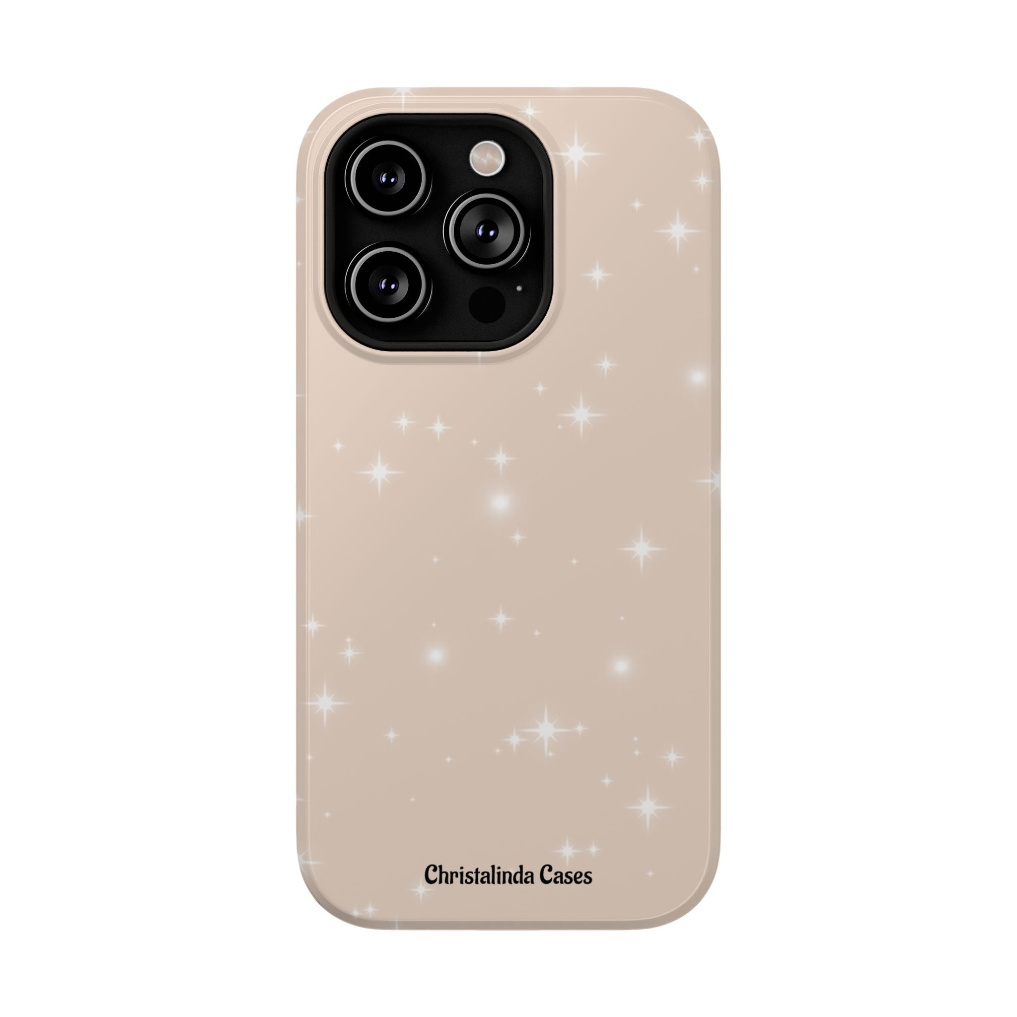 Sparkling Beige Impact-Resistant MagSafe Phone Case