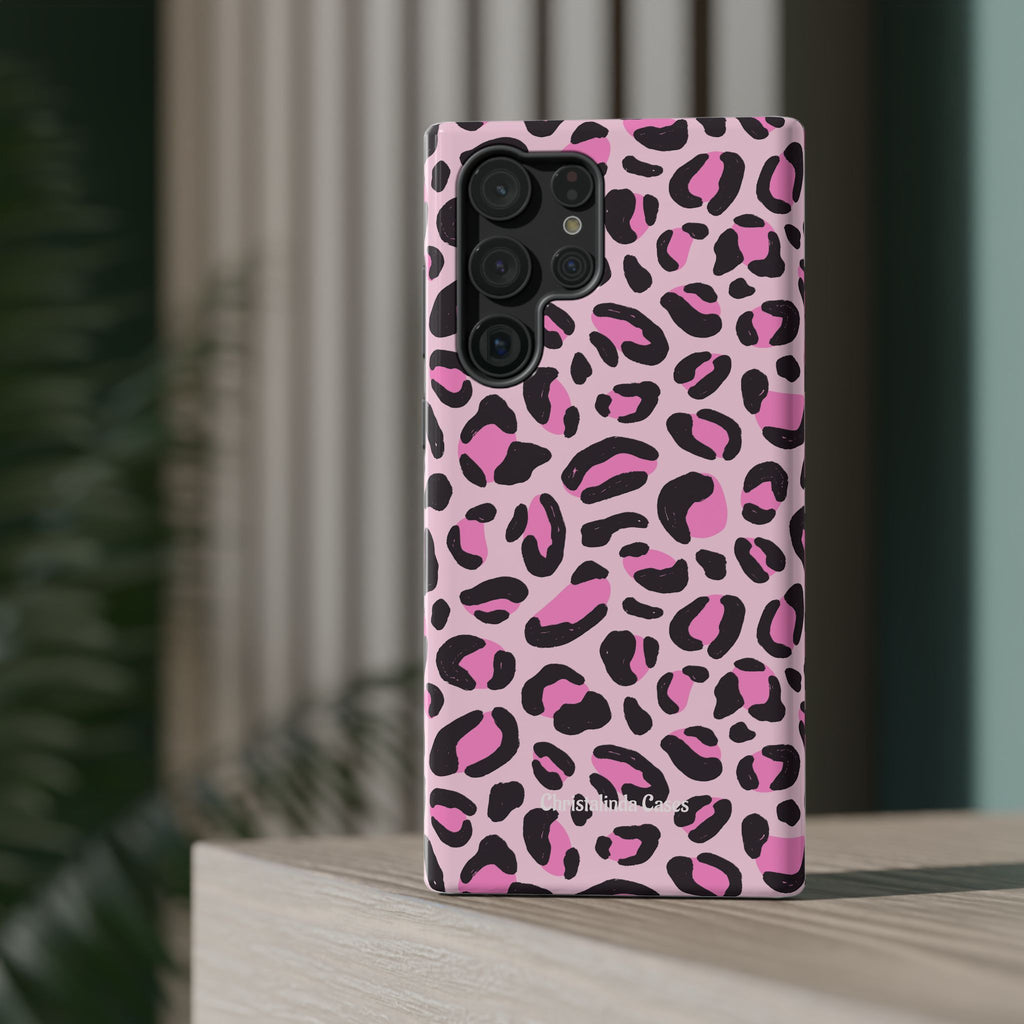 Pink Safari Impact-Resistant MagSafe Phone Case