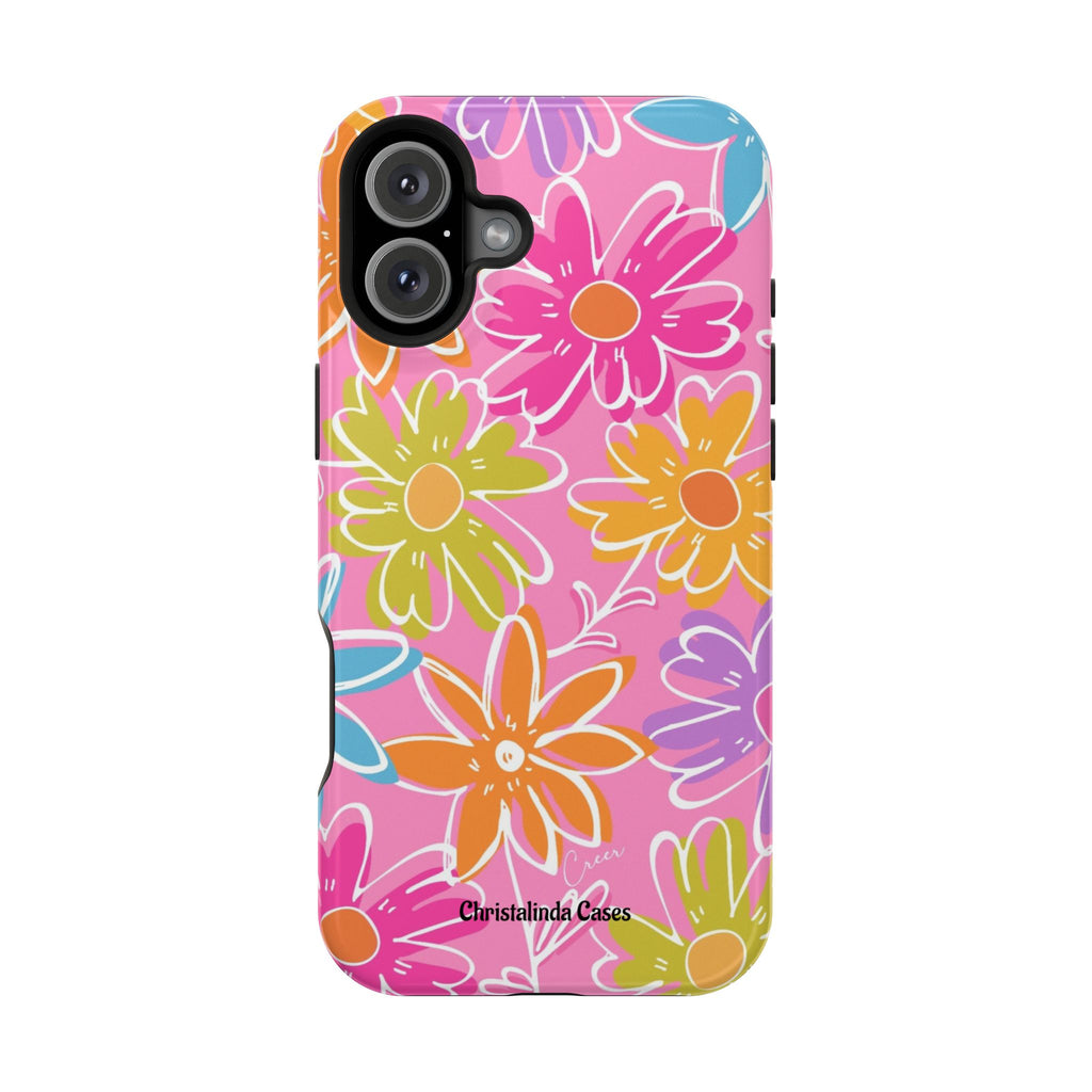 Flower Fiesta Impact-Resistant MagSafePhone Case