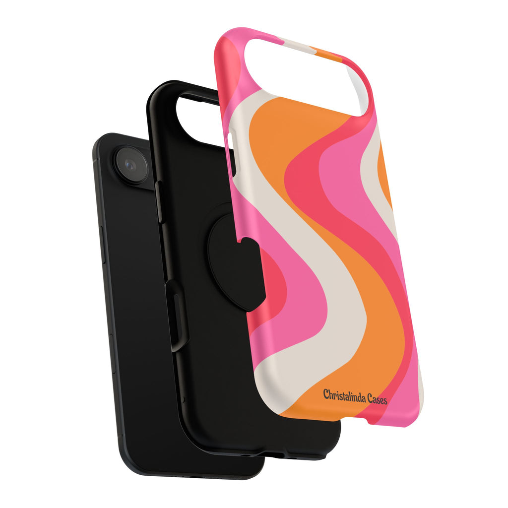 Sunset Sorbet Impact-Resistant MagSafe Phone Case