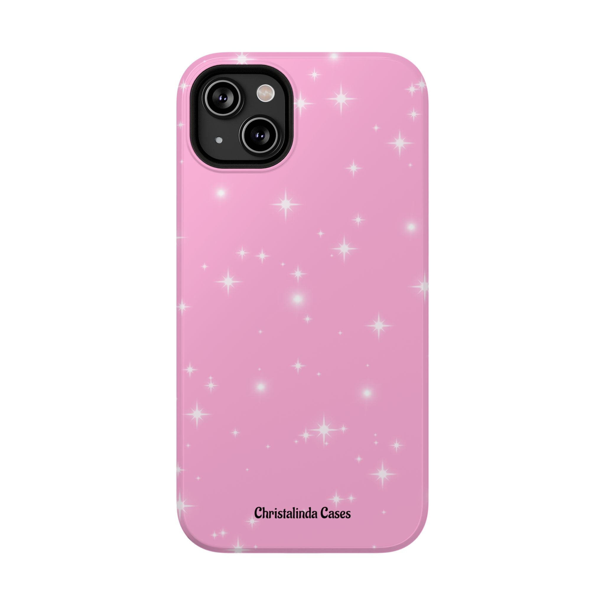 Sparkling Pink Impact-Resistant MagSafe Phone Case
