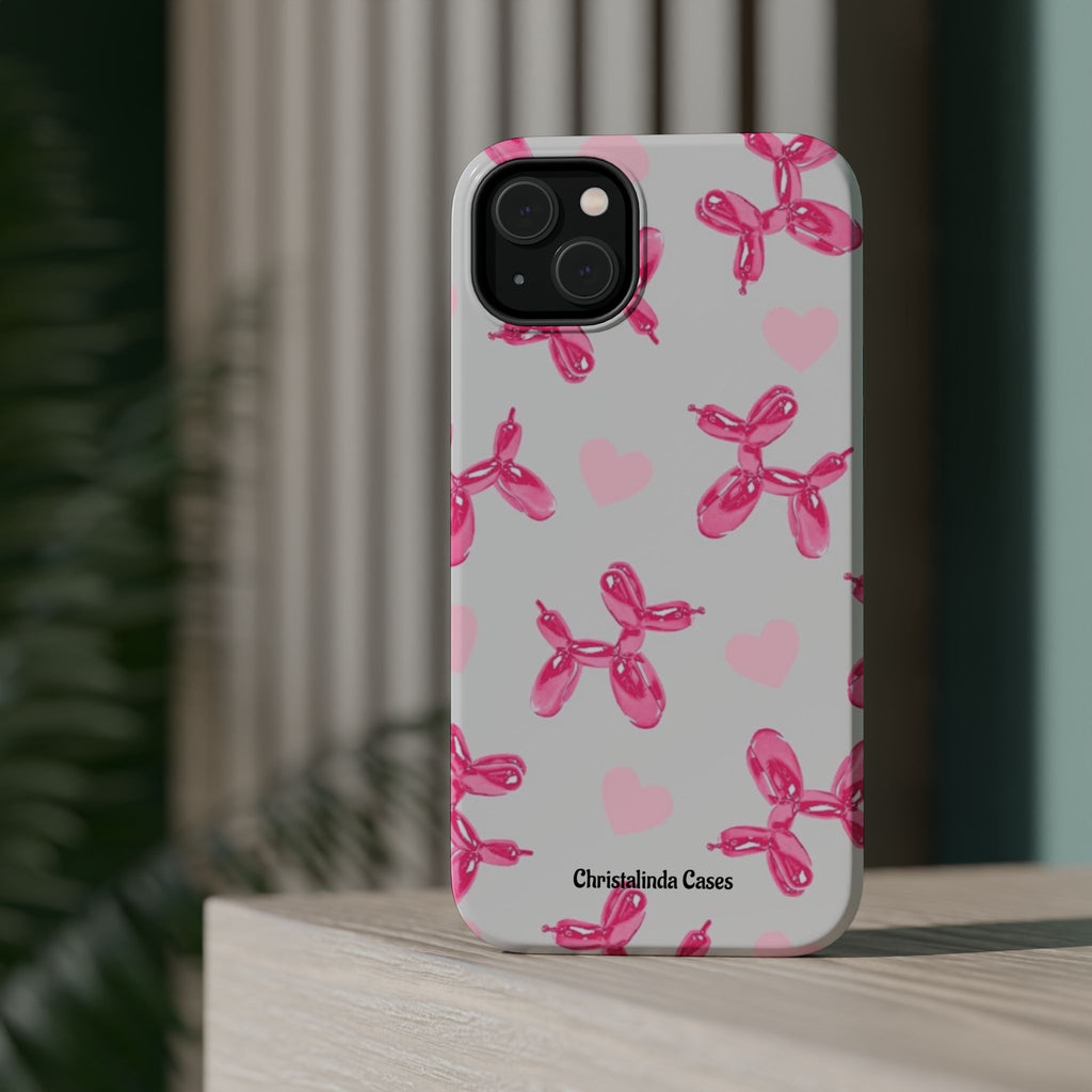 Balloon Charm Impact-Resistant MagSafe phone case