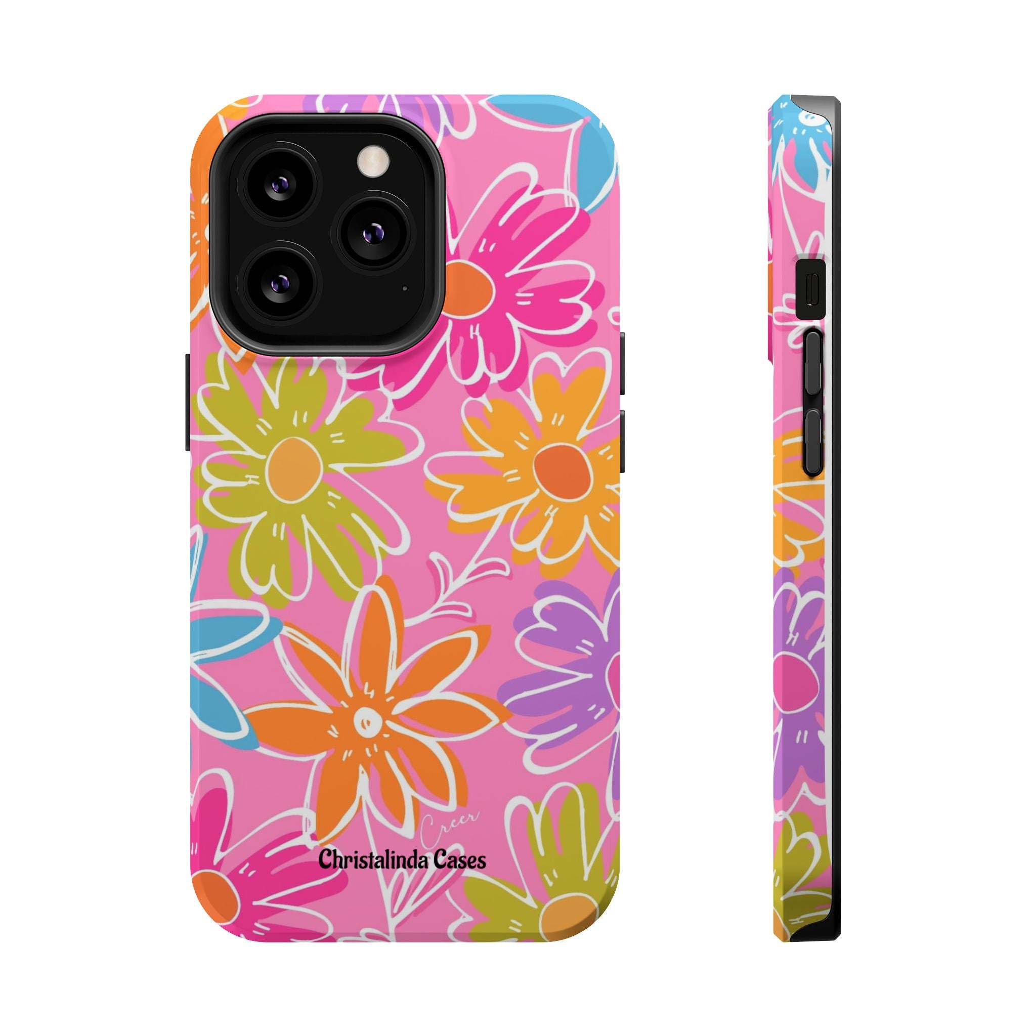 Flower Fiesta Impact-Resistant MagSafePhone Case