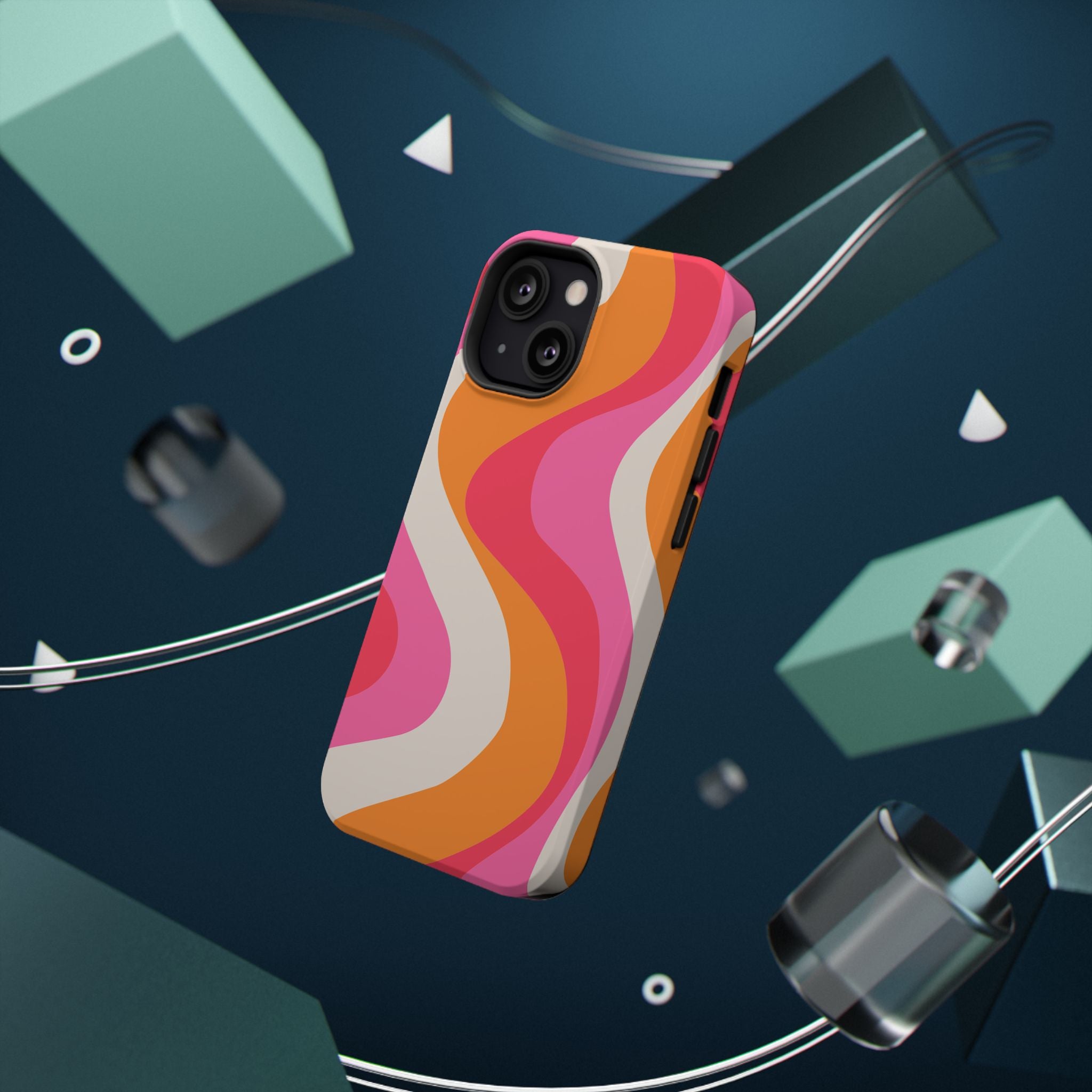 Sunset Sorbet Impact-Resistant MagSafe Phone Case