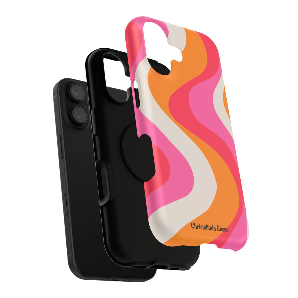 Sunset Sorbet Impact-Resistant MagSafe Phone Case