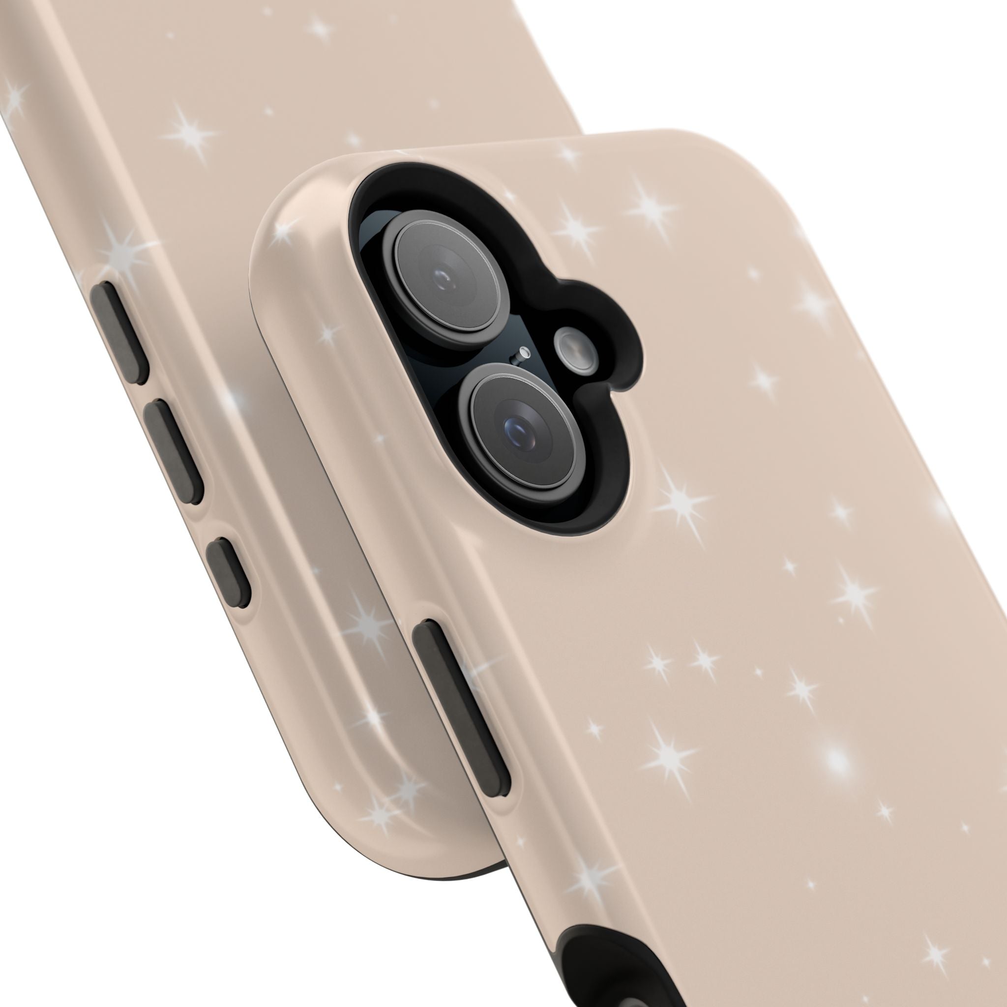 Sparkling Beige Impact-Resistant MagSafe Phone Case