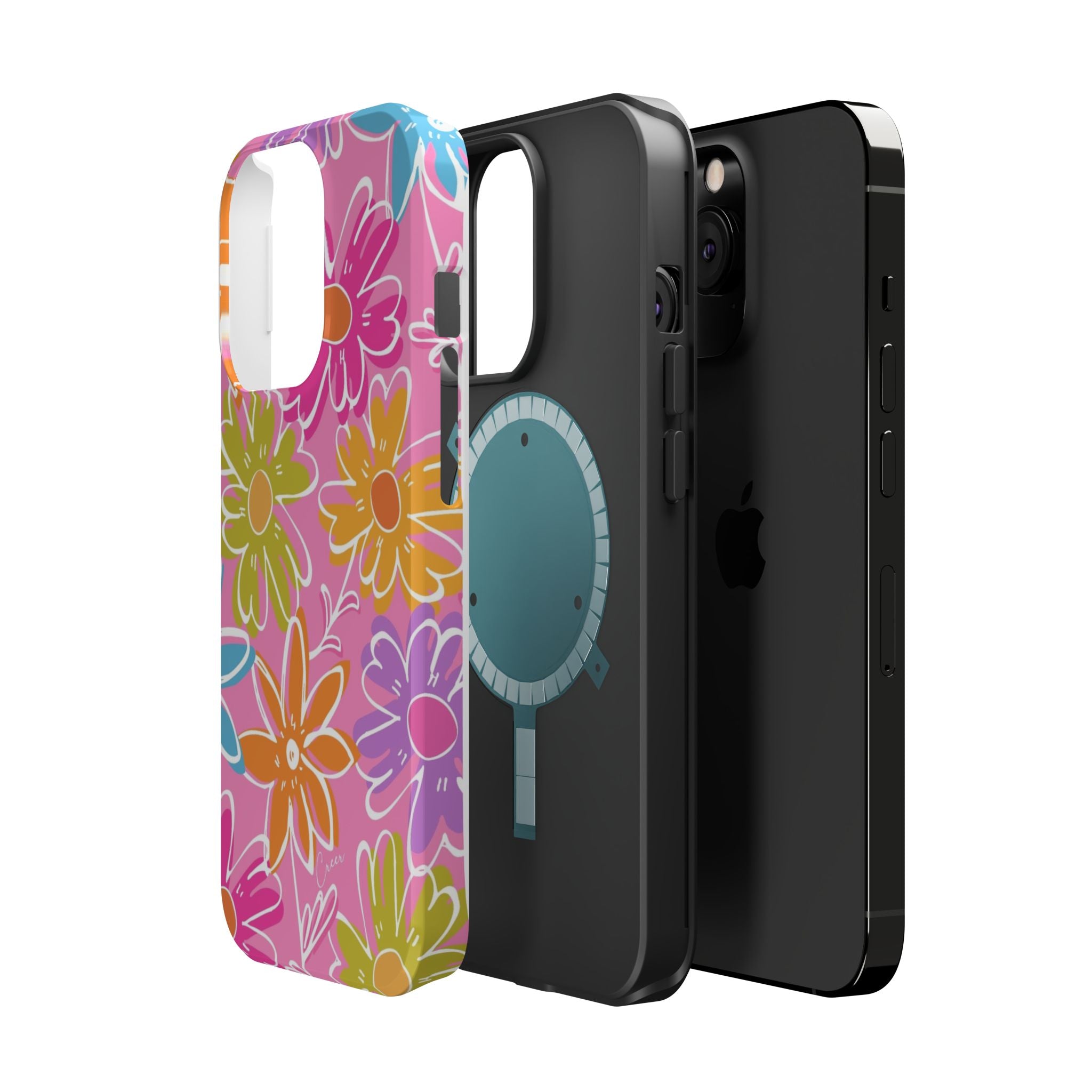 Flower Fiesta Impact-Resistant MagSafePhone Case