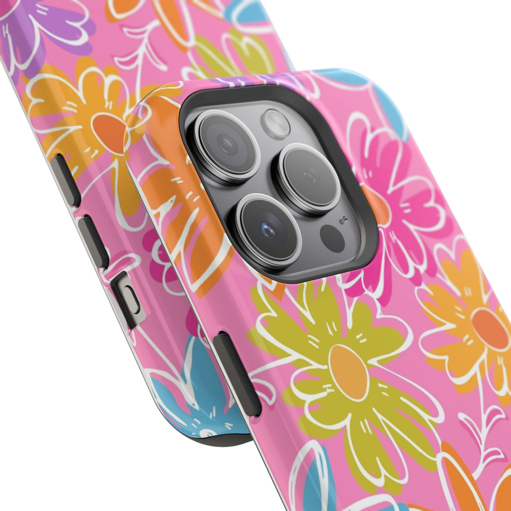 Flower Fiesta Impact-Resistant MagSafePhone Case
