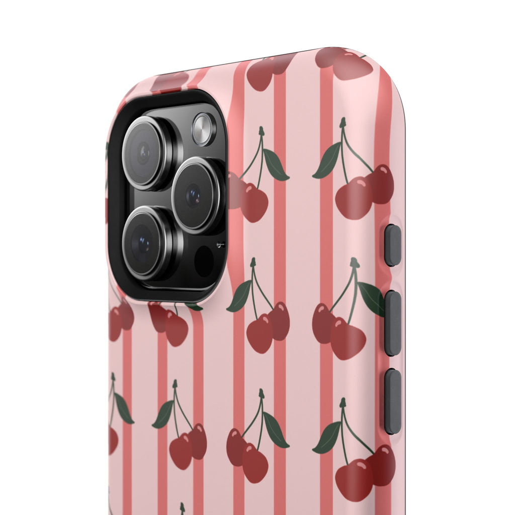 Cherry Kiss MagSafe Impact-Resistant Case