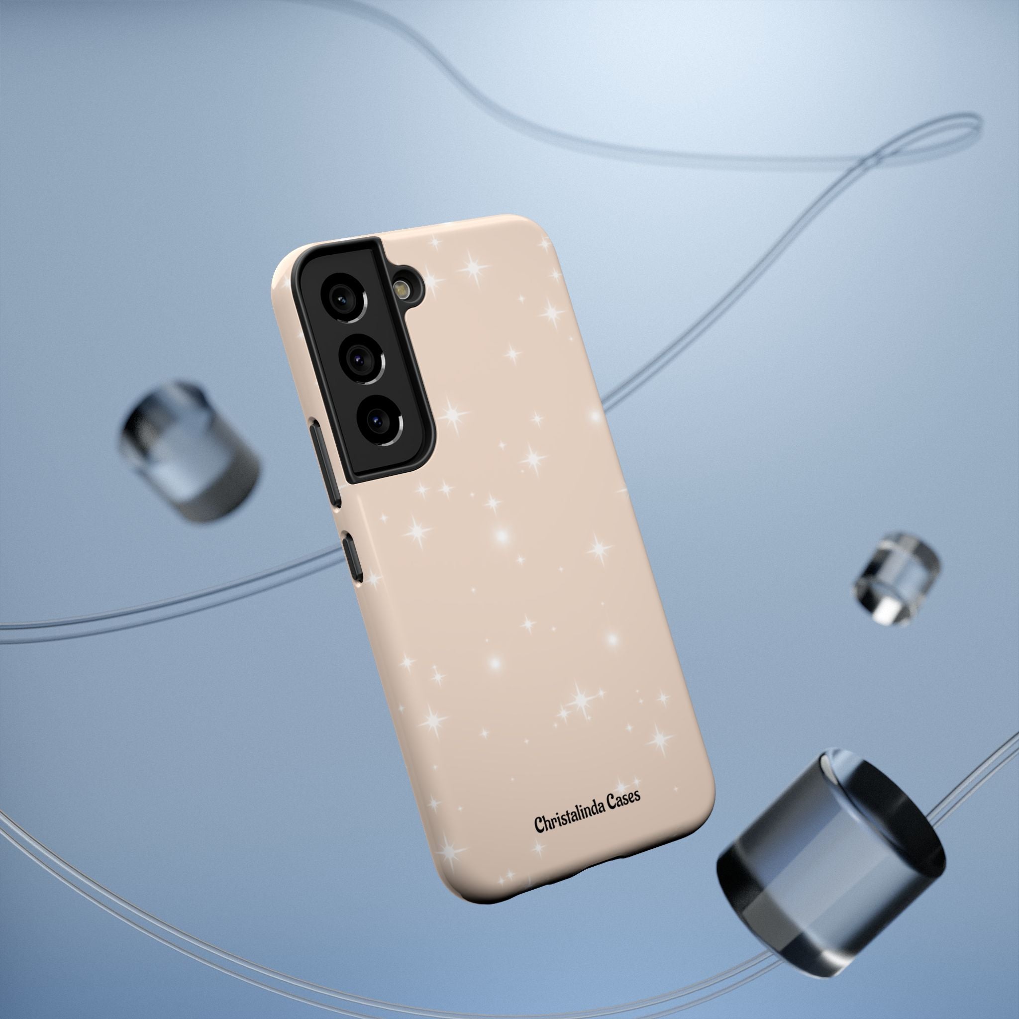 Sparkling Beige Impact-Resistant MagSafe Phone Case