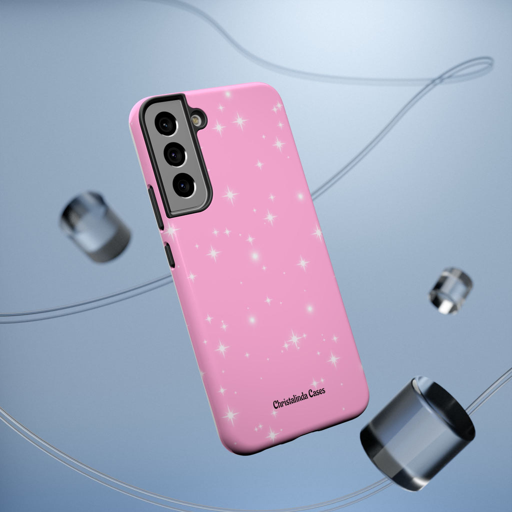 Sparkling Pink Impact-Resistant MagSafe Phone Case