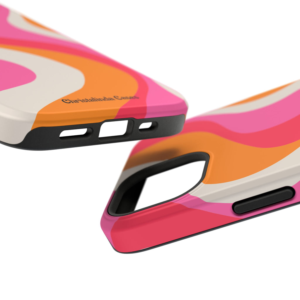 Sunset Sorbet Impact-Resistant MagSafe Phone Case