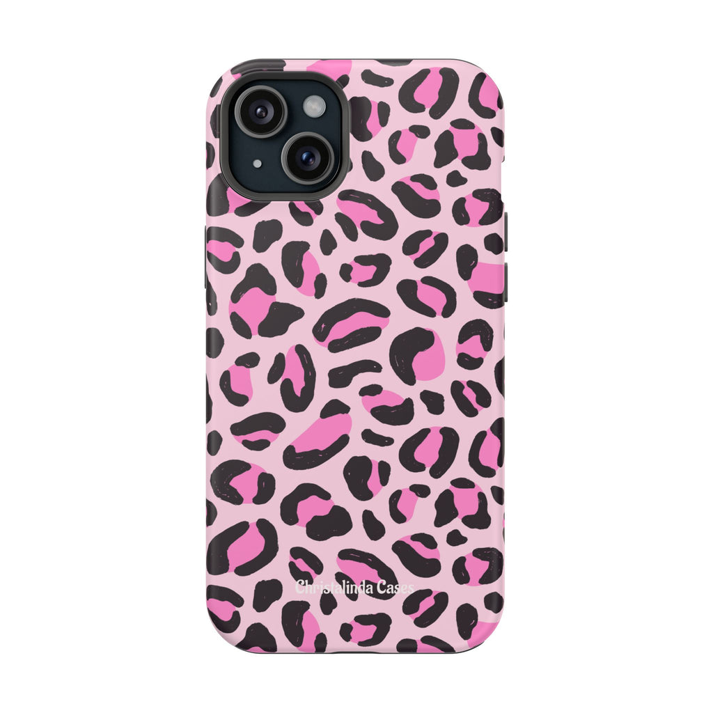 Pink Safari Impact-Resistant MagSafe Phone Case