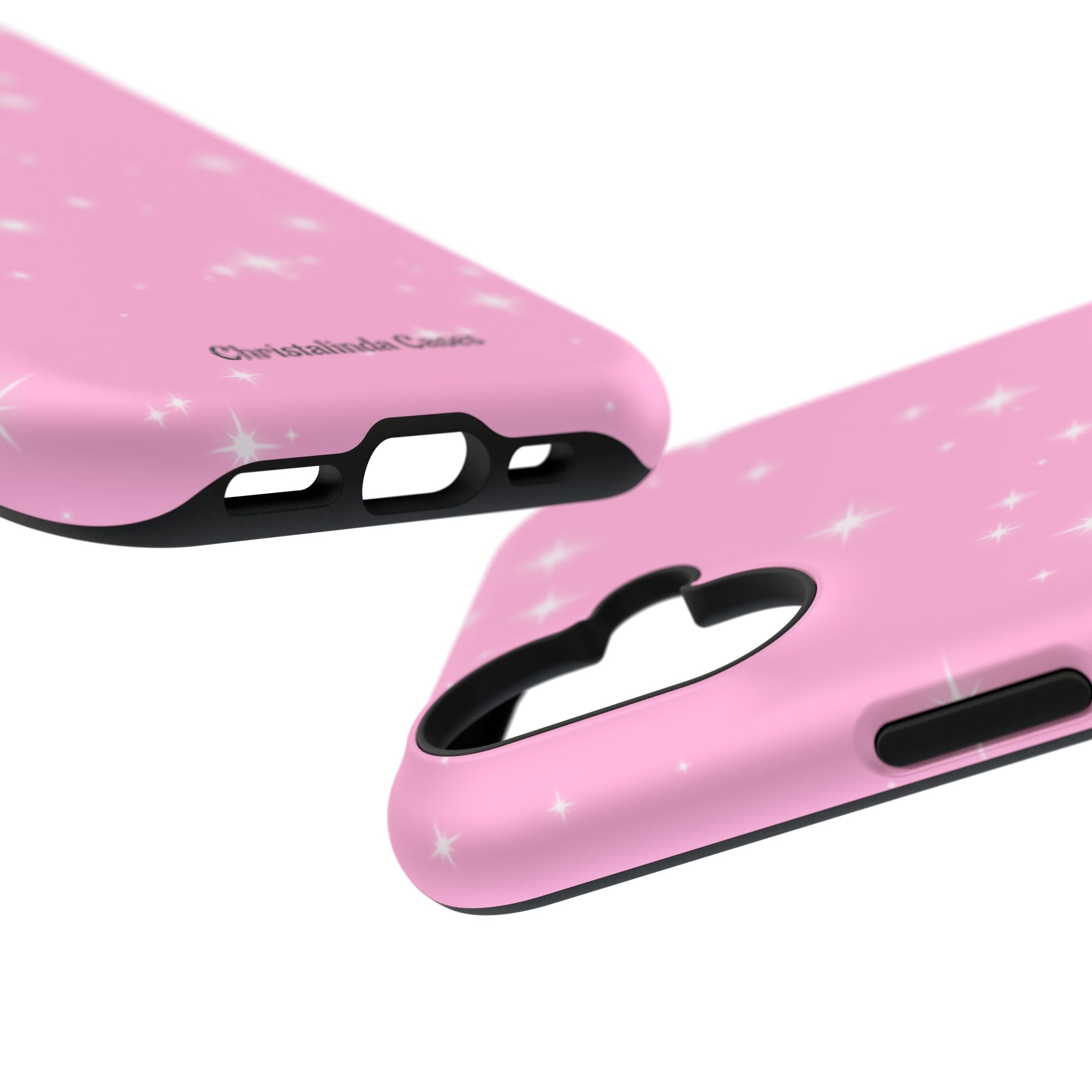 Sparkling Pink Impact-Resistant MagSafe Phone Case