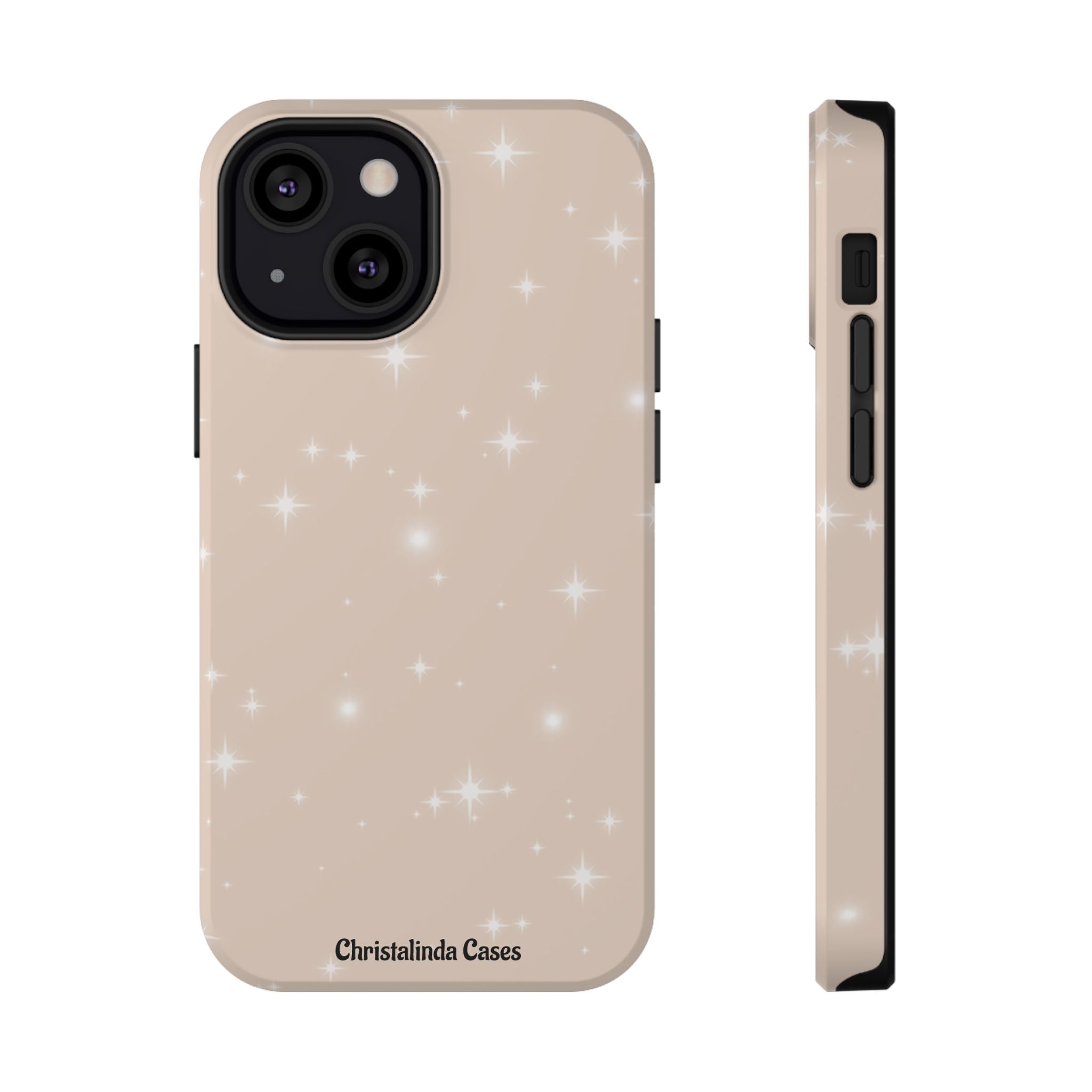 Sparkling Beige Impact-Resistant MagSafe Phone Case